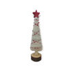 Picture of CHRISTMAS WOODEN TREE WITH RED STAR 24CM